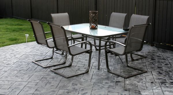 Porch Stamping in South Jordan